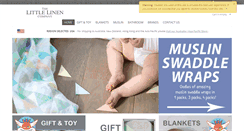 Desktop Screenshot of littlelinen.com